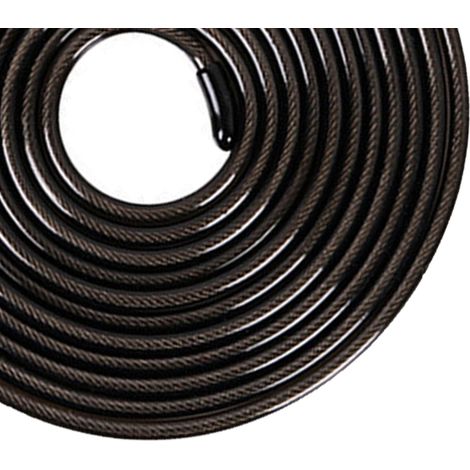 câble de rechange pour corde à sauter, 300 cm de long, en acier, pour corde à sauter 75PAI, rouge et noir (1/5)
