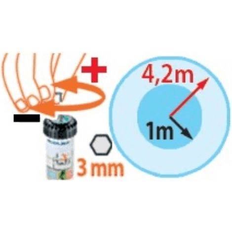 IRRIGATORE POP-UP 0-360 6 L/H CM.5-90020 (1/2)