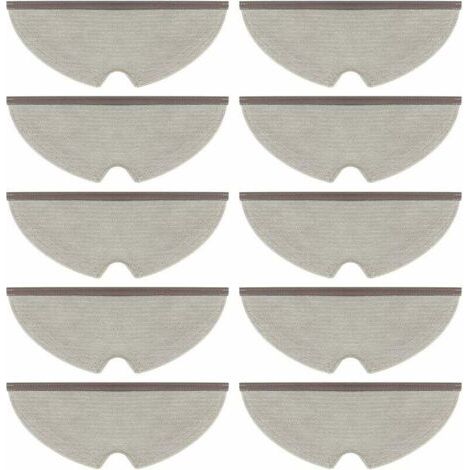 Lot De 10 Chiffons De Nettoyage Pour Aspirateur Xiaomi Roborock S5 S50 S51 S55 S6 S6 Maxv S5 Max (1/5)