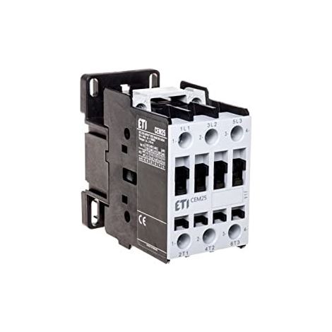 Contacteur de puissance 25 A triphasé 230 V CA 1Z 0R CEM25.10-230 V-50/60 Hz 004645123