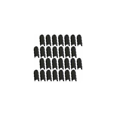 30 fascette per serra, 32 mm, fascette stringitubo, per fissare teloni, pellicole e piante nelle serre da giardino. - Crezuo