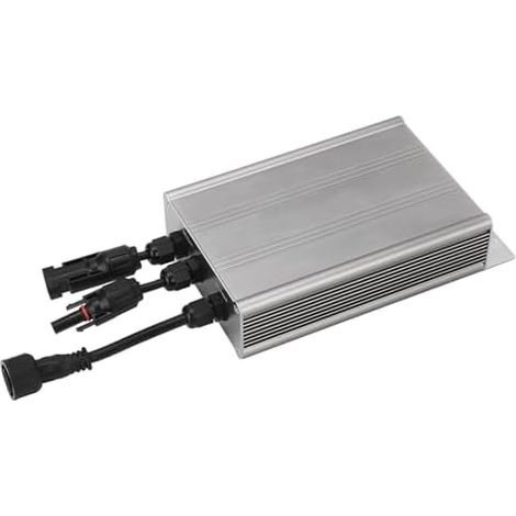 Micro-onduleur Solaire à Liaison au Réseau, Onduleur à Onde Sinusoïdale Pure MPPT, Entrée Solaire 18-50V, Sortie AC230V, Micro-onduleur Solaire étanche en Alliage D'aluminium (1/5)