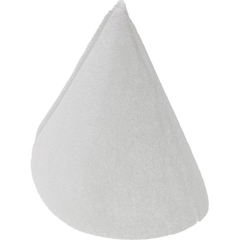 vhbw 100x Conical Filter for Ventilation System e.g. compatible with Helios, Maico, Pluggit, Zehnder - Exhaust Air Filter G4, DN 125, White