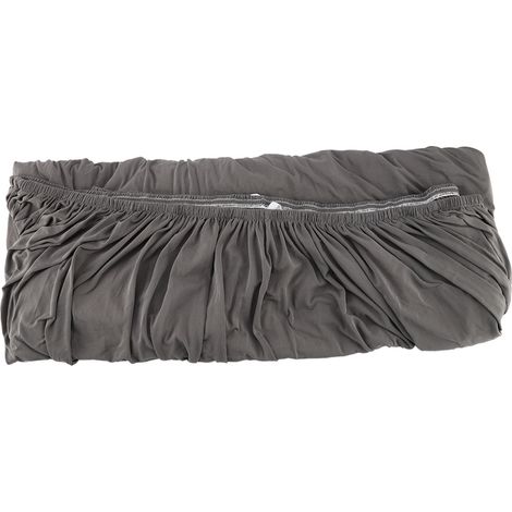 Polyester 3+2-Sitzer Ecksofabezug L-Form Schonbezug Heimmöbelschutz (Grau) (1/5)