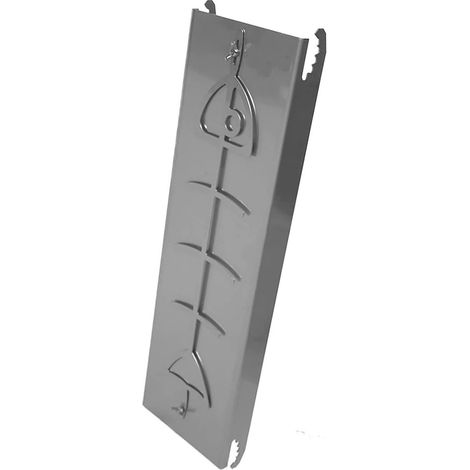 Flame Saumon Grills Planche en acier inoxydable 304 Accessoire de barbecue pour poissons, légumes, camping plein air, fête, plaque cuisson essentielle au saumon Modèle A - (1/4)