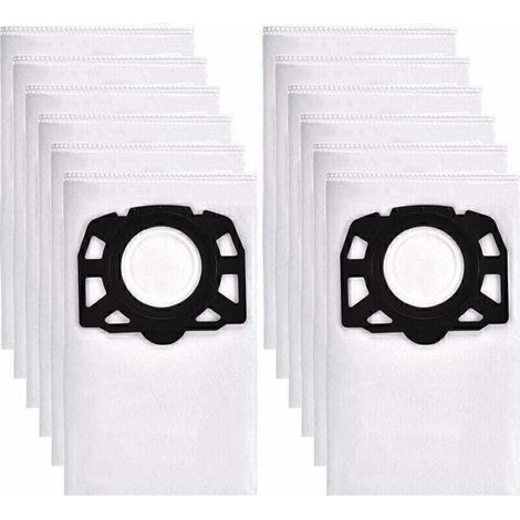 Sacchetti per aspirapolvere 12 sacchetti per aspirapolvere per Kärcher WD4 WD5 WD6, adatti per aspirapolvere a umido e a secco Kärcher MV4, MV5, MV6 (1/5)