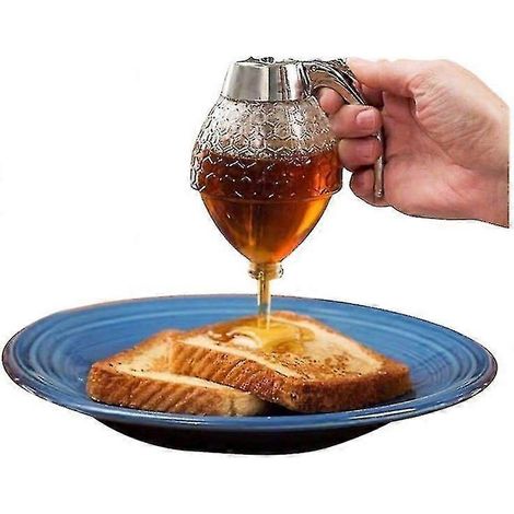 Honigsirup-Spender, Fruchtsaft-Spender, Glasbehälter (1/3)