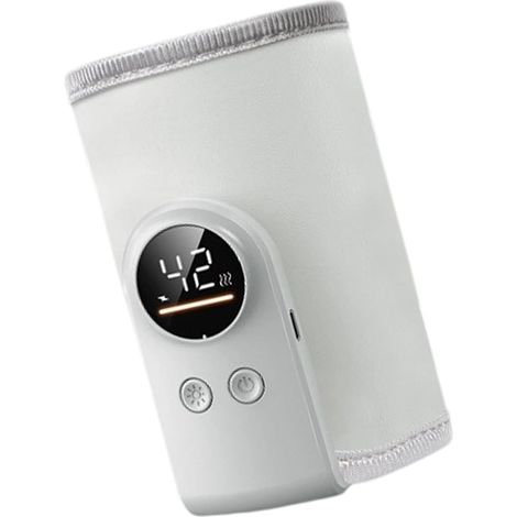 Isolateur thermique pour biberon avec contrôle de la température réglable, fonction de chauffage rapide, tissu imperméable, manchon d'isolation thermique essentiel pour les soins infirmiers (1/5)