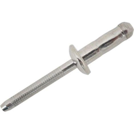 Jrp Riveting Products 6.4 x 10.5mm Dome Head Rivets - Box of 250 (1/2)