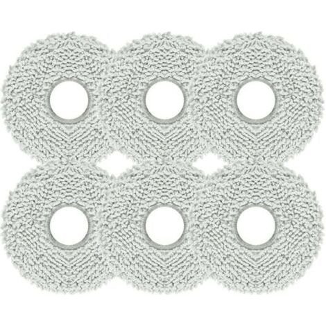 6er-Pack Ersatzreinigungstücher für ECOVACS DEEBOT T20 Omni – Für Ecovacs Deebot T20 Omni – Reinigungstuch kompatibel mit Ecovacs Deebot T20 Omni