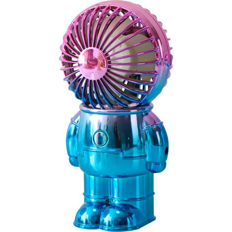 Ventilateur de Bureau Mini USB Astronaute Mignon - Ventilateur Portable Silencieux pour Chambre et Bureau