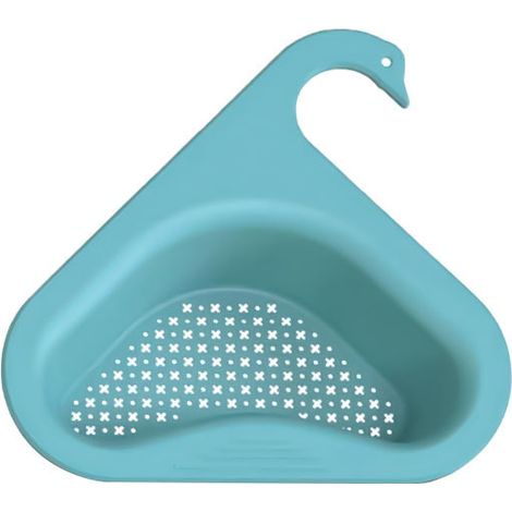 Panier de vidange d'évier Swan Triangle Support de vidange (Bleu) (1/4)