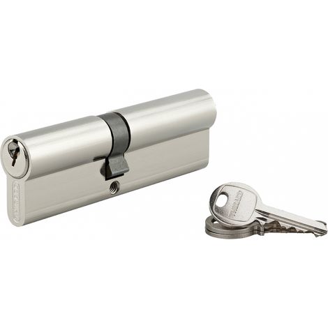 Cilindro europeo SA 45 x 55 mm nichelato, 3 chiavi – THIRARD