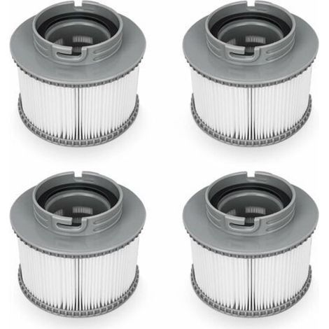Lafiucy Filtre de Remplacement pour MSPA FD2089, Pompe à Cartouche Filtrante pour Piscine Hot Subs et Spas, 4PCS