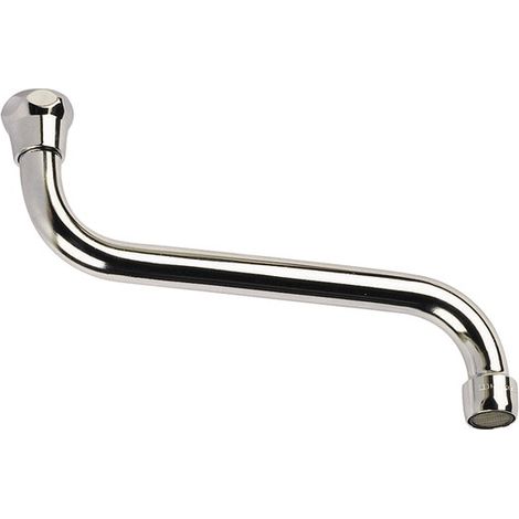 Diff – Bec déverseur pour robinet F15/21 – Longueur 250mm – Filetage plomberie pour installation facile – Aérateur NF