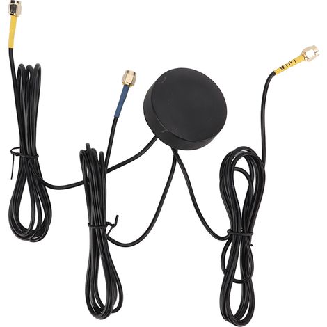 Antenne 3 en 1 WIFI 4G GPS SMA mâle IP67 étanche pour boîtier extérieur rond GPSJG006 (1/5)