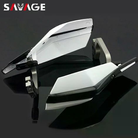 Protectores de manillar aplicables para HONDA CB500F CB300F XR650L CRF250X CRF450X CR125R CR250R CRF 250 CR 80R Protector de manos para motocicleta (BLANCO) (1/5)