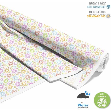 Outdoor dekostoffe oxford - Motiv bunte Sterngekritzel (1/5)