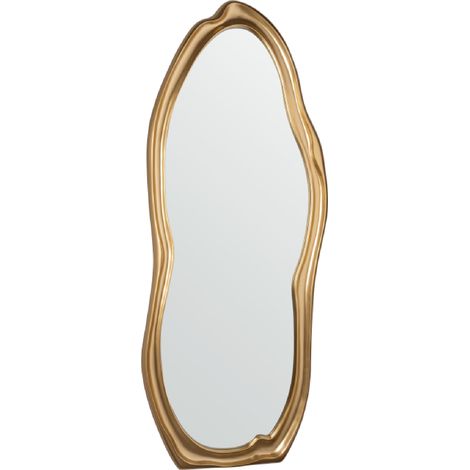 Specchio da parete con cornice in poliuretano "Felipe" colore oro -68 X 173 cm (1/3)