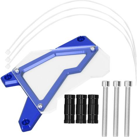Garde de protection en aluminium CNC pour pignon avant moto, compatible S1000RR S1000R, bleu (1/5)