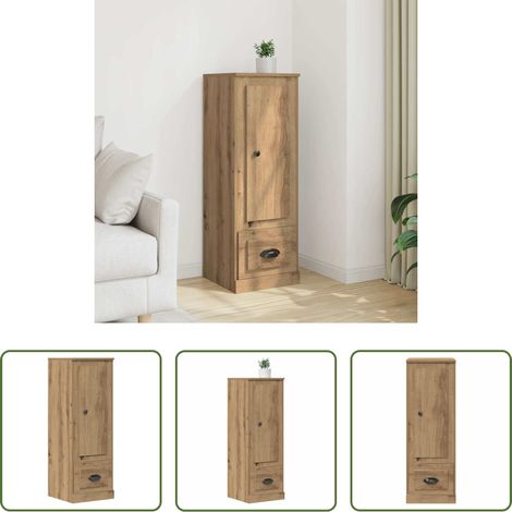 vidaXL Holzwerkstoff - Highboard Artisan-Eiche 36x35,5x103,5 cm Holzwerkstoff (1/5)