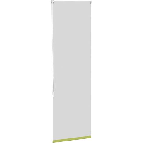 Verdunkelungsrollo Grün 40x150 cm Stoffbreite 35,7 cm Polyester