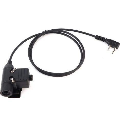 Câble adaptateur audio PTT TK U94, connecteur pour casque de talkie-walkie Baofeng UV-5R TK-3107