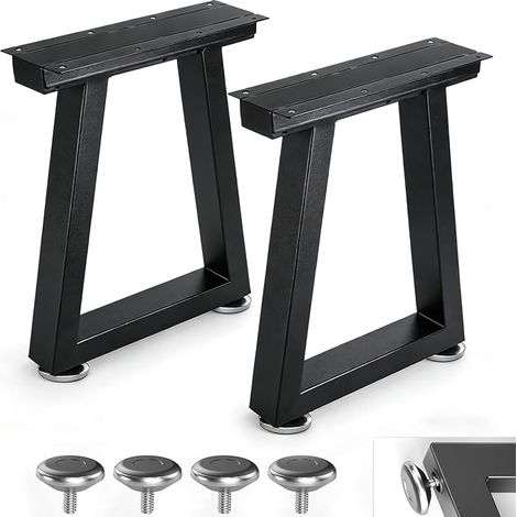 Metal Table Legs Model T Set Height 40 cm Length (1/5)