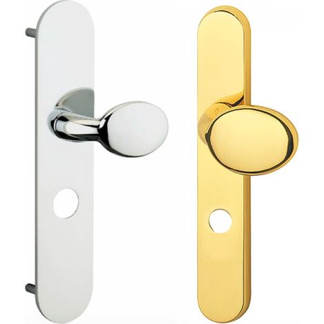 Poignee Paliere à Bouton pour Serrures Bandeaux banDOM F11 F12 et F14 Couleur - Laiton (1/2)
