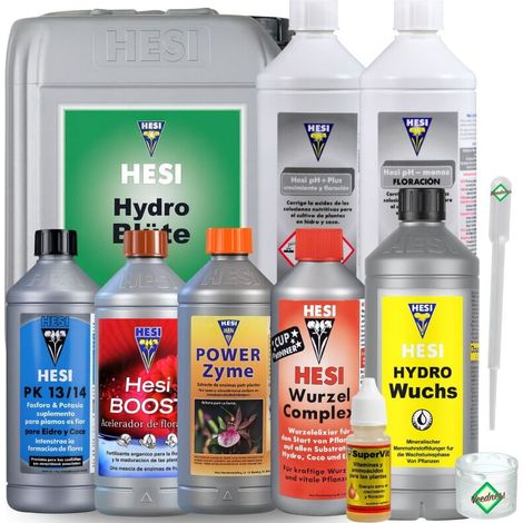 Hesi 9-Teiliges Hydro Dünger Set XXL – Hydroponik Nährstoffe Großpack (1/5)