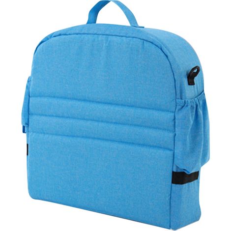 Lit bébé de voyage pliable avec moustiquaire, imperméable, amovible et multifonctionnelle, bleu (1/5)