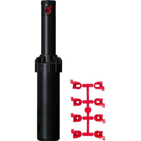 Professional sprinkler with retractable height of 10 cm, variable flow rate, for domestic and commercial gardens (1/5)