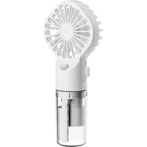 Ventilateur portable à main avec brumisateur d'eau, mini ventilateur pour dortoir étudiant, fournitures d'été, rafraîchissement extérieur, trop bs (1/5)
