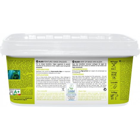 Peinture écologique Algo - Gris Clair de Houat - 0.5L / Satin (1/5)
