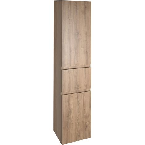 ALTAIR Meuble sous-vasque 40x184x31cm, droite, chêne emporio (1/4)
