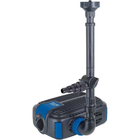 TIP Pompe de bassin 4 en 1 - pour bassin de 8 500 l, 3 500 l/h, Filter /ruisseau/fontaine, WPF 3500 S, 30427