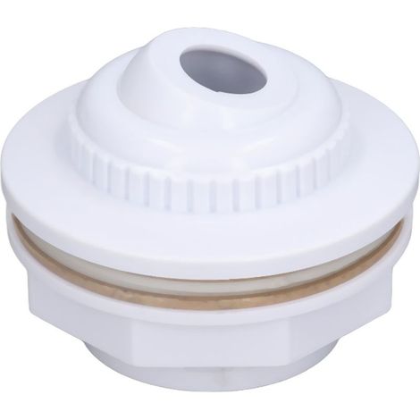 Fitting input water of pool, with nozzle rectifieuses to 360 degrees and monotrou, thread external G2 G1 1/2 internal (1/5)
