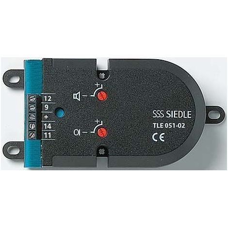 SIEDLE SÖHNE TLE 05102 HAUT-PARLEUR POUR PORTE, 4184666 INSTALLATION 200043874-00
