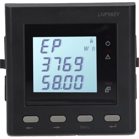 Compteur d'énergie multifonction avec écran LCD, moniteur de puissance électrique AC DC 80-270V, détecteur de tension et consommation. (1/5)
