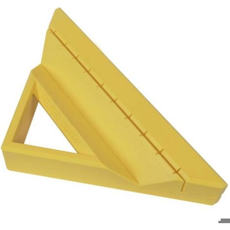 1 Guide de Coupe Carreaux 45 Degrés, Outil Garniture Bord ABS, Compatible Scie Humide, pour Rénovation Maison et Chantier (1/4)