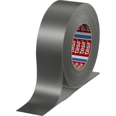 Ruban adhésif toilé Tesa 4688, Gris, 25m x 50mm, Tissu extrudé en PE ( Prix pour 1 )