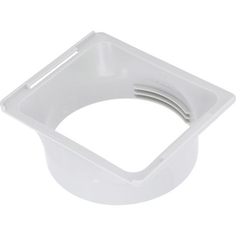 Universeller Abluftschlauchadapter für tragbare Klimaanlagen – Vierkant auf Rund, ABS-Gewinde