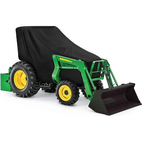 Tractor cover, 420D Oxford cloth, lightweight, waterproof, snowproof, black, 259 x 79 x 70/128 cm (1/5)
