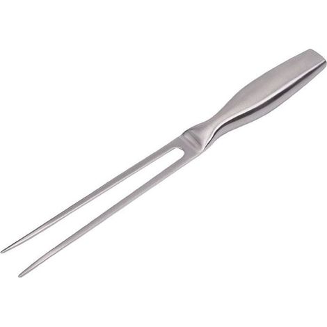 Fourchette à Viande, Acier Inoxydable, Fourchette à Découper Professional, Poignée Antidérapante, Argent, 27 cm (1/4)