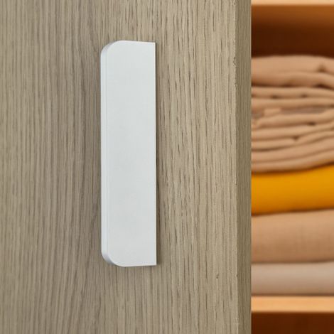Ouvre&Déco – Poignée de meuble BEC, nylon blanc mat entraxe 96 mm (1/5)