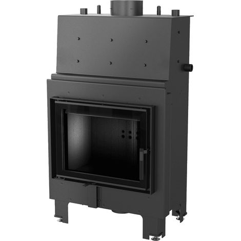 Wasserführender Kamineinsatz KRATKI MBM 12 kW Ø 180 schwarz Verkleidung (1/5)