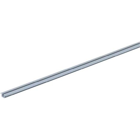 Hettich – Rail de porte coulissante 4m – Aluminium argent anodisé – Charge max 30kg – Pour portes jusqu'à 1500mm de hauteur (1/2)