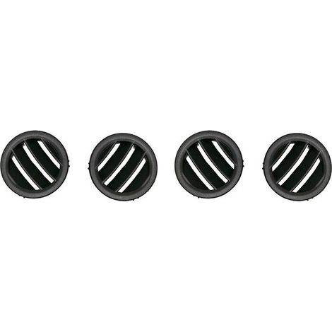 Cuatro rejillas de ventilación del salpicadero del lado izquierdo, aplicables a los modelos Mercedes-Benz Clase C W204 C180 C200 C230 C300 (2007-2010).