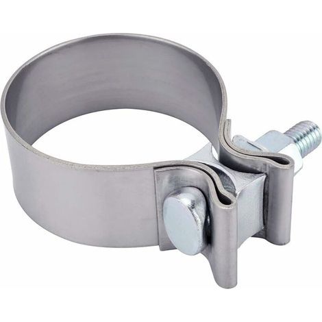 Collier Serrage Inoxydable,Collier de Serrage Tuyau Arrosage Accessoires de Réparation Collier de Serrage Tuyau Pince de Connexion de Tuyau D'échappement en Acier Inoxydable,51mm (1/5)