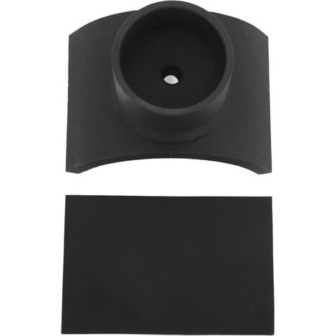 Hydraulic Bottle Trolley Adapter, High Strength Iron Structure, Black Cushion for Dana 60 70 80 Axles, Rubber Bushings. (1/5)